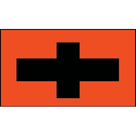 Frø Hører til matrix Flag – Flx-A-Post Orange With Black Cross | Wrenn's Mill Enterprises, LLC