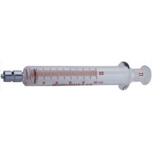 Syringes - Glass funeral supply instruments