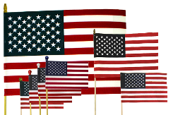 american flags on a stick stick flags
